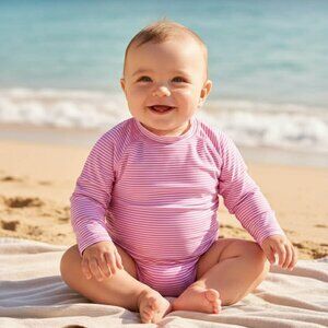 Cat & Jack 3T Long Sleeve Swim Suit NWT